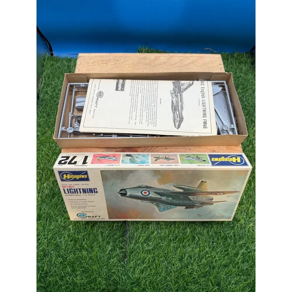 VTG Hasegawa BAC F Mk-6 Lightning JS-019 Model Kit In Box-Unbuilt